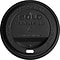 Solo Traveler® Paper Hot Cups Lids, 10-24 oz., Black Cappucino, 1000/Carton (TLB316-0004)