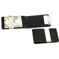 Bey-Berk BB181 Leather Wallet With Credit Card/ID Slots and Money Clip, Black