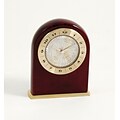 Bey-Berk CM701 Lacquered Rosewood World Time Dial Face Clock, Marco Island