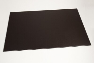 Bey-Berk Faux Leather Desk Pad, 18L x 28W, Coco Brown (D1213)