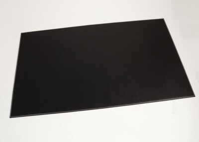 Bey-Berk Faux Leather Desk Pad, 18L x 28W, Black (D1313)