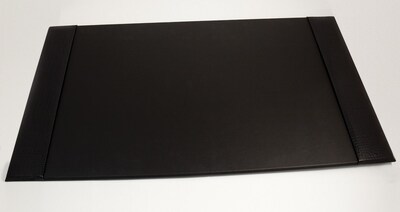 Bey-Berk Faux Leather Desk Pad, 20L x 34W, Black (D1523)