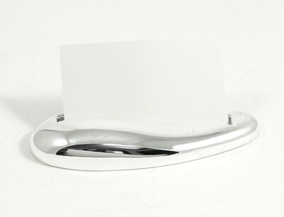 Bey-Berk Business Card Holder, Silver Plated (D594)