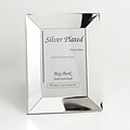 Bey-Berk SF101-09 Silver Plated Picture Frame, 4 x 6