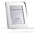 Bey-Berk SF163-11 Silver Plated Picture Frame, 5 x 7