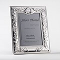 Bey-Berk SF180-11 Silver Plated Picture Frame, 5 x 7
