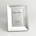 Bey-Berk SF181-11 Brushed Metal Picture Frame, 5 x 7