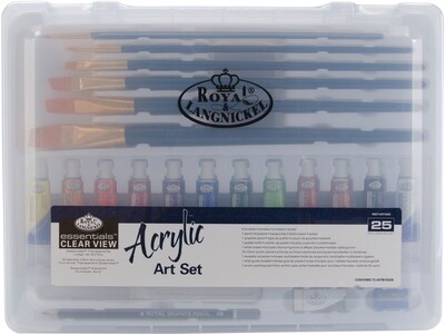Royal Brush Clearview, Medium Acrylic Painting Art Set