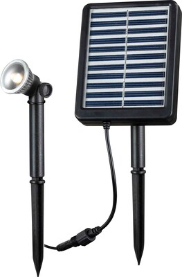 Kenroy Home 1 W Solar Spotlight, Black Finish