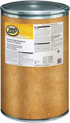 Amrep® Zep® 019-R02934 Heavy-Duty Powdered Concrete Cleaner, Orange, 40 lbs.