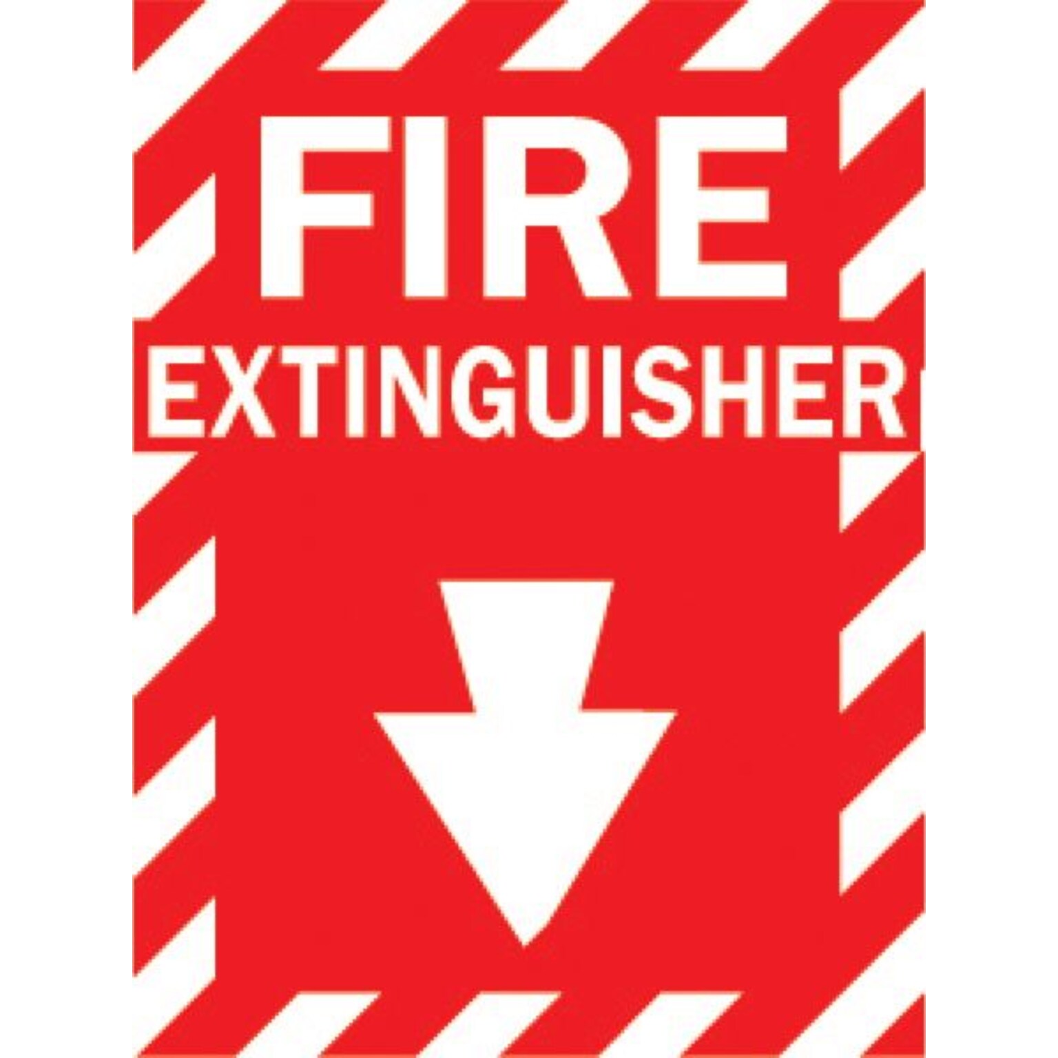 Brady® 86091 Fire Extinguisher Sign