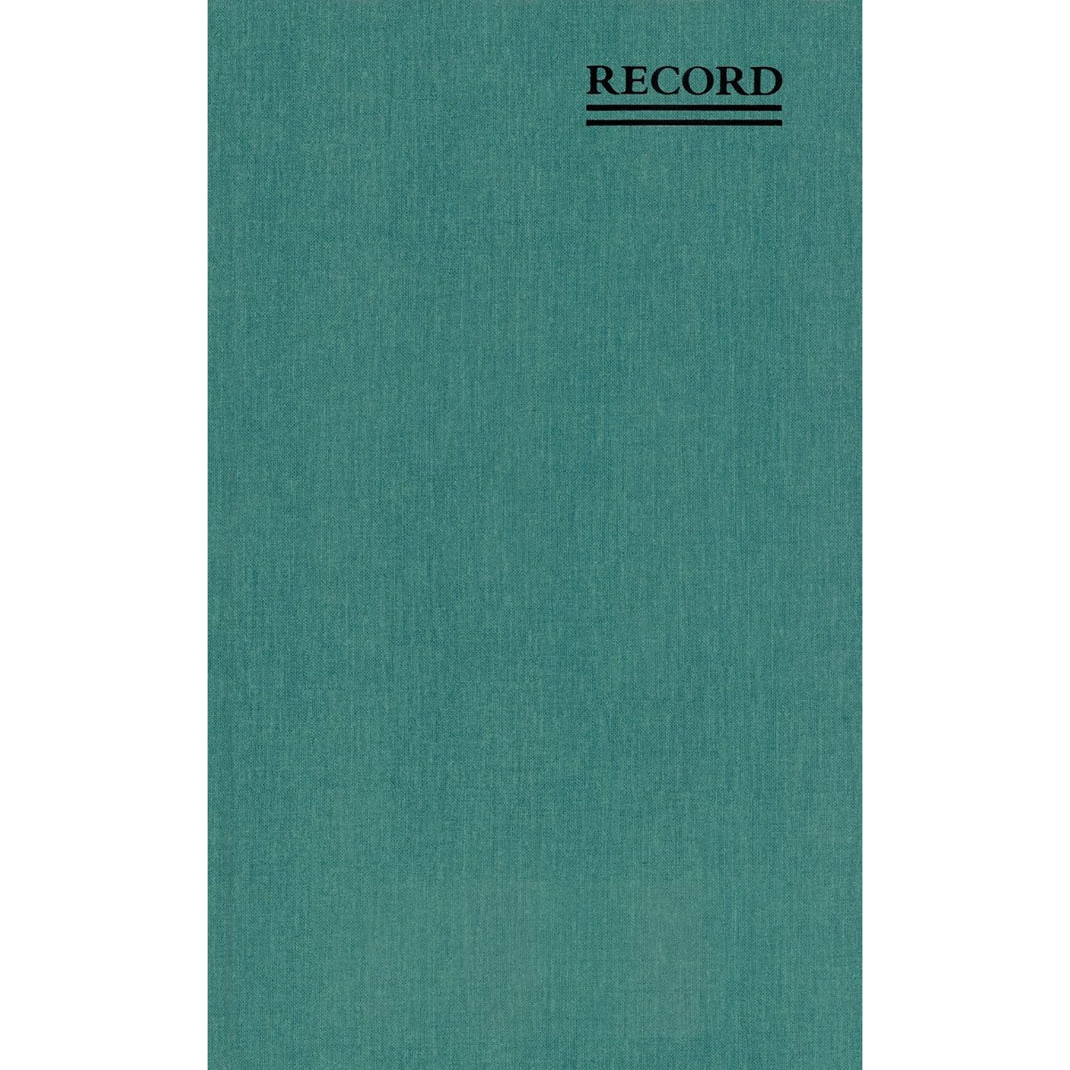 Rediform Emerald Series Record Book, 7.25 x 12.25, Green, 75 Sheets/Book (RED56111)