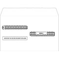 TOPS Self Seal W-2 Tax Envelope, 24 lb., 11/16 x 3-7/8 Windows, White, 5 5/8 x 9, 100/Pack
