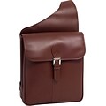 Siamod Manarola Sabotino, Oil Pull-Up Leather, Vertical Messenger Bag, Cognac (25414)