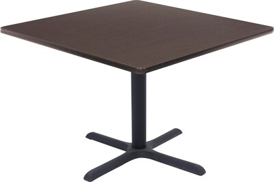 Regency Cain Breakroom Table, 36D x 36W, Mocha Walnut (TB3636MW)