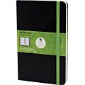 Moleskine Evernote Smart Large 1-Subject Professional Notebook, 5 x 8.25, College Ruled, 120 Sheets, Black (892468)