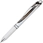 Pentel® EnerGel® Pearl Deluxe RTX Gel Retractable Pens, Fine Point, Black Ink, Dozen (BLN75PW-A)