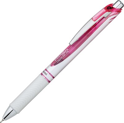 Pentel EnerGel Pearl Deluxe RTX Retractable Liquid Gel Pen, Fine Point, Black Ink, 2/Pack (BLN75WBP2PA)