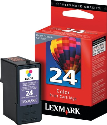Lexmark 24A Tri-Color Standard Yield Ink Cartridge (18C1624)