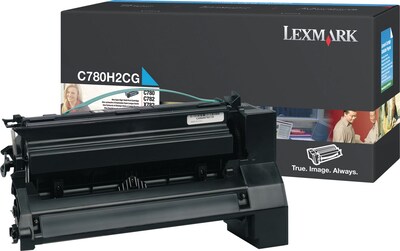 Lexmark C780H2CG Cyan High Yield Toner Cartridge