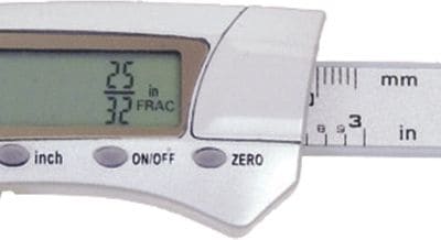 General Tools® 1433 Digital Fractional Caliper, 0 - 3