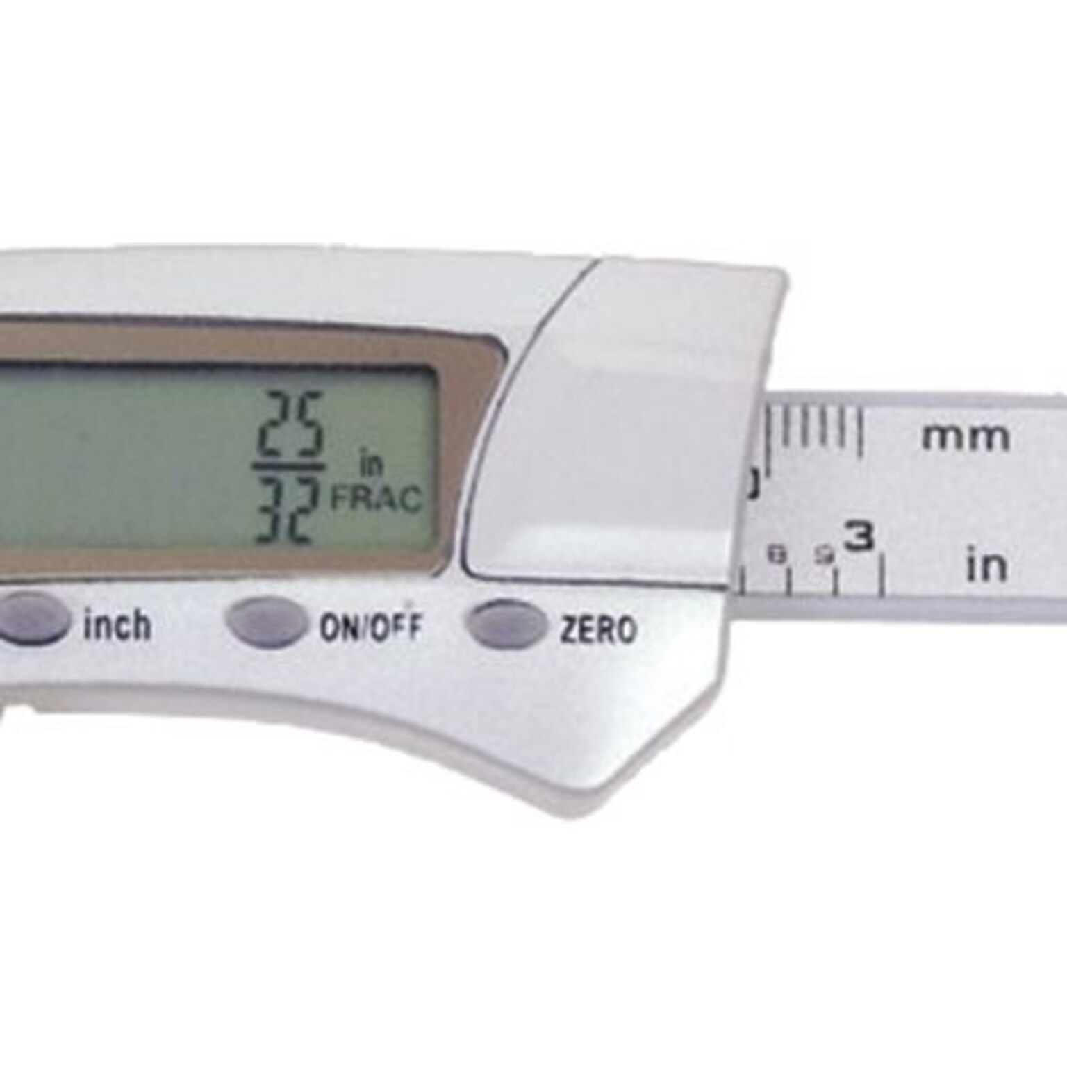 General Tools® 1433 Digital Fractional Caliper, 0 - 3