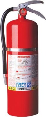 Kidde 468002 Dry Chemical Fire Extinguisher, 10 lbs.