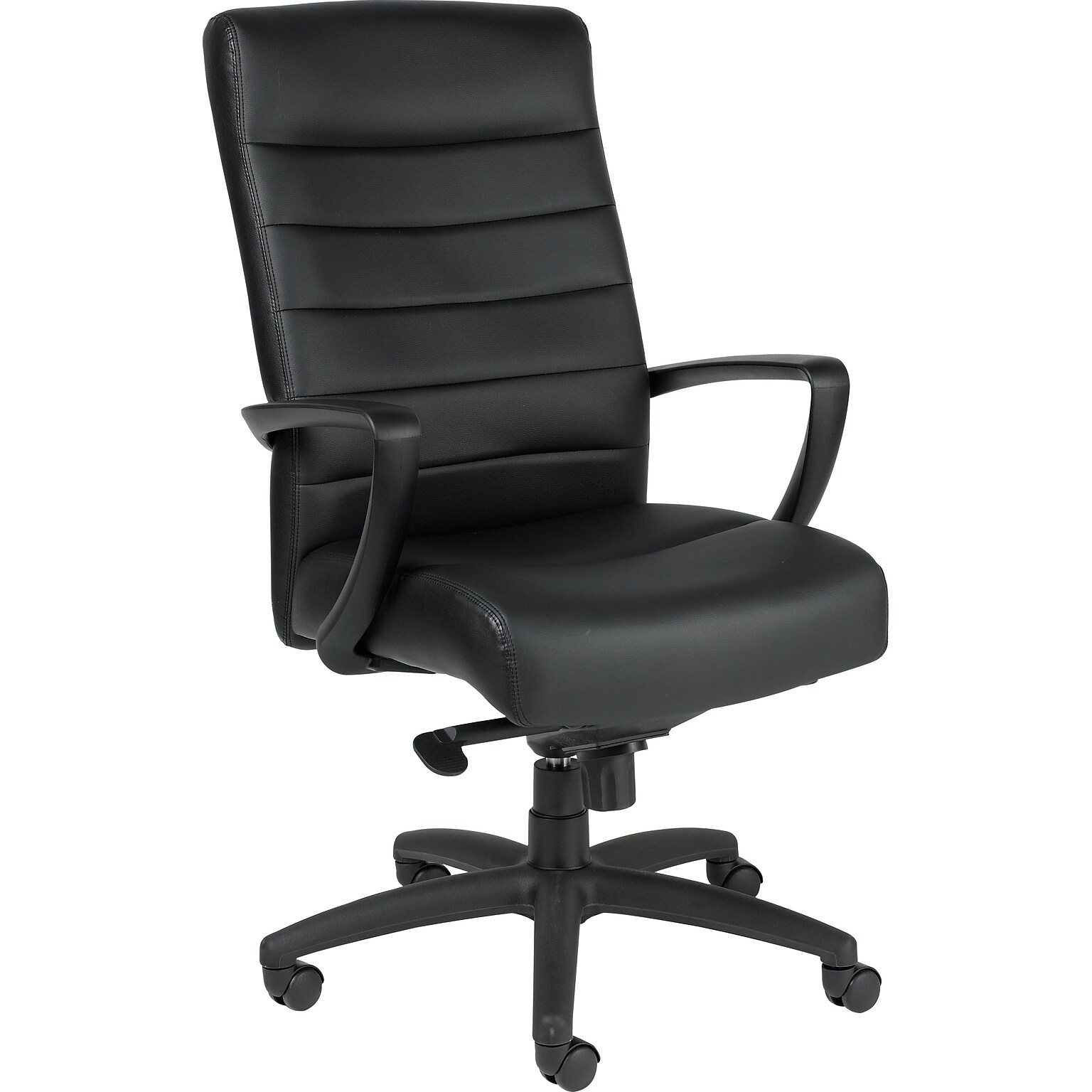 Raynor Eurotech Manchester Leather Executive Chair, Black