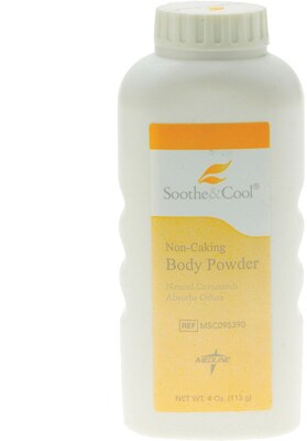 Soothe & Cool® Cornstarch Body Powders, 14 oz, 12/Pack