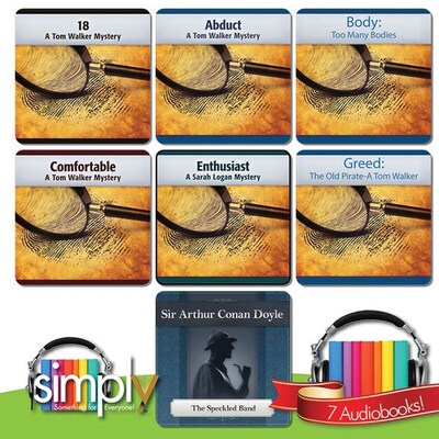 Tom Walker: 6 Mysteries & Speckled Band Audiobooks Collection-Download