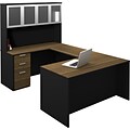 Bestar Pro-Concept Corner Computer Desk, Brown (110855-98)