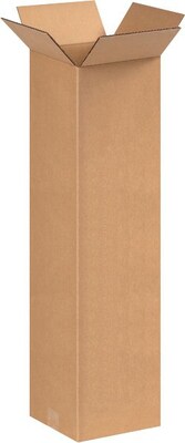 9 x 9 x 30 Heavy Duty Shipping Boxes, Brown, 25/Bundle (9930)