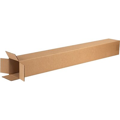 Quill Brand® 4 x 4 x 40 Shipping Boxes, 32 ECT, Kraft, 25/Bundle (4440)