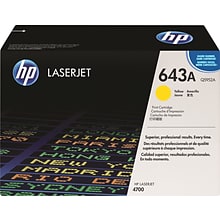 HP 643A Yellow Standard Yield Toner Cartridge (Q5952A)