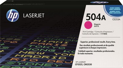 HP 504A Magenta Standard Yield Toner Cartridge (CE253A)