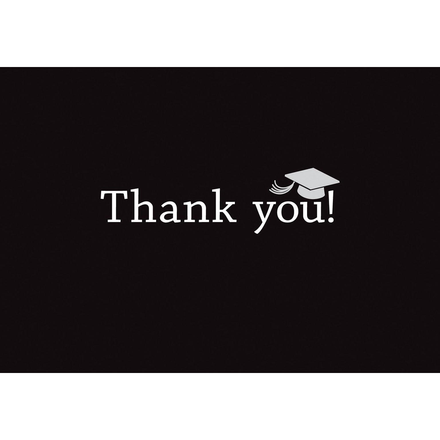 Great Papers! Classic Grad Thank You Note Cards, 50/Pack