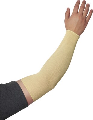 Kut-Gard® Knitted Kevlar® Sleeve, 2-Ply, 18 Length, Tan