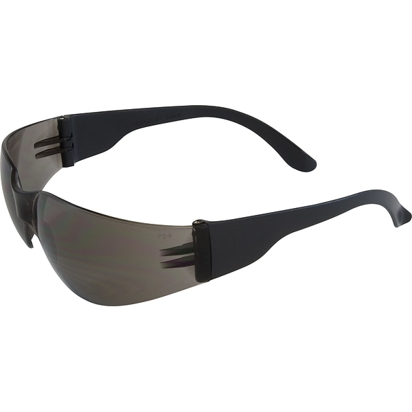 Bouton® Optical Eyewear, Zenon Z12, Black Temples With Gray Lens, Rimless, Anti-scratch Coating
