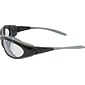 Bouton® Optical Safety Goggles, Fuselage, Blk Frame, Clr Lens w/Antifog/Anti-scratch Coat (250-50-0420)