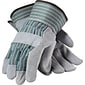 PIP Leather Work Gloves, Split Leather With Safety Cuffs, Small, 12/Pr (83-6563/S)