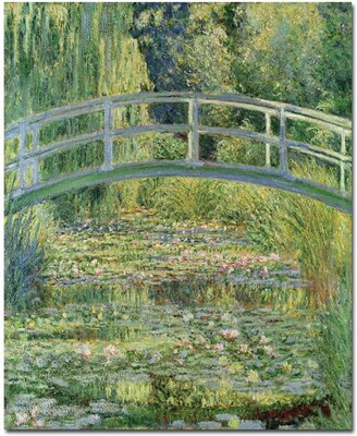 Trademark Global Claude Monet The Waterylily Pond Pink Harmony 1899 Canvas Art, 32 x 24