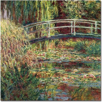 Trademark Global Claude Monet The Waterylily Pond Pink Harmony 1899 Canvas Art, 24 x 24