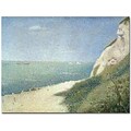 Trademark Global Georges Seurat Beach at Bas Butin - Honfleur - 1886 Canvas Art, 14 x 19