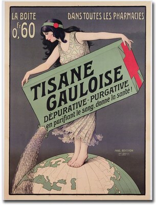 Trademark Global Paul Brethon Tisana Gauloise 1900 Canvas Art, 24 x 18