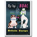 Trademark Global British Overseas Airways 1962 Canvas Art, 47 x 35