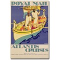 Trademark Global Kenneth Shoesmith Atlantis Cruises, 1930 Canvas Art, 47 x 30