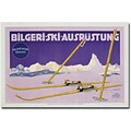 Trademark Global Carl Kunst Skiing in Austria, 1912 Canvas Art, 16 x 24