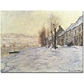 Trademark Global Claude Monet Lavacourt Under Snow 1878 81 Canvas Art, 18 x 24