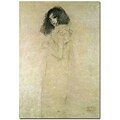 Trademark Global Gustav Klimt Portrait of a Young Woman, 1896-97 Canvas Art, 24 x 16