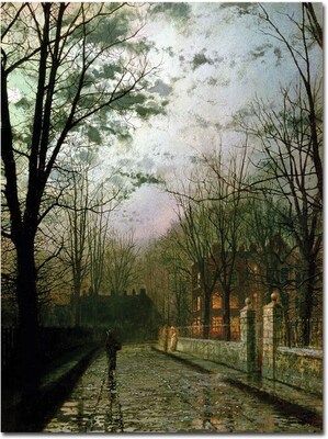 Trademark Global John Atkinson Grimshaw After the Shower Canvas Art, 47 x 35